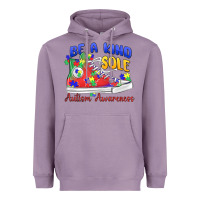 Lavender be a kind sole autism awareness Heavyweight Hoodie - MaliasSmallBusiness
