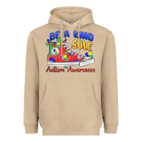 Mushroom be a kind sole autism awareness Heavyweight Hoodie - MaliasSmallBusiness