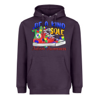 Plum be a kind sole autism awareness Heavyweight Hoodie - MaliasSmallBusiness