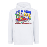 White be a kind sole autism awareness Heavyweight Hoodie - MaliasSmallBusiness