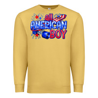 Antique Gold all american boy billie wilder Premium Sweatshirt - texasbilliewilder