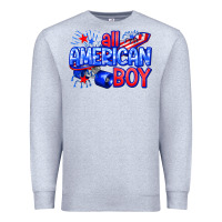 Heather Grey all american boy billie wilder Premium Sweatshirt - texasbilliewilder