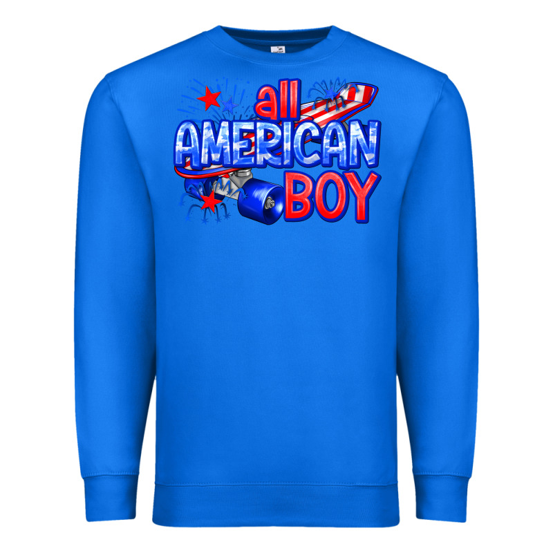 All American Boy Billie Wilder Premium Sweatshirt by texasbilliewilder | Teevron