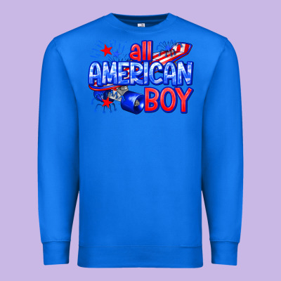 Premium Sweatshirt all american boy billie wilder