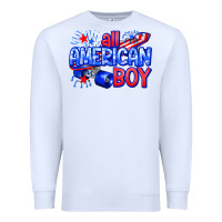 White all american boy billie wilder Premium Sweatshirt - texasbilliewilder