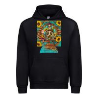 Black i hate everyone but coffee helps western skeleton coffee sunflowers 12 Urban Hoodie - Artiststas