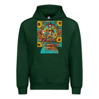 Forest Green i hate everyone but coffee helps western skeleton coffee sunflowers 12 Urban Hoodie - Artiststas