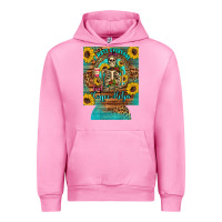 Fuchsia Pink i hate everyone but coffee helps western skeleton coffee sunflowers 12 Urban Hoodie - Artiststas