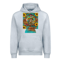Heather Grey i hate everyone but coffee helps western skeleton coffee sunflowers 12 Urban Hoodie - Artiststas