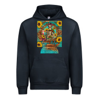 Navy i hate everyone but coffee helps western skeleton coffee sunflowers 12 Urban Hoodie - Artiststas