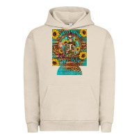 Pigment French Oak i hate everyone but coffee helps western skeleton coffee sunflowers 12 Urban Hoodie - Artiststas