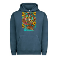 Pigment Midnight Navy i hate everyone but coffee helps western skeleton coffee sunflowers 12 Urban Hoodie - Artiststas