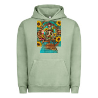 Pigment Oil Green i hate everyone but coffee helps western skeleton coffee sunflowers 12 Urban Hoodie - Artiststas