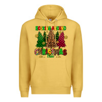 Antique Gold rocking around the christmas tree Premium Hoodie - AdoDesignShop
