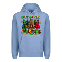Colony Blue rocking around the christmas tree Premium Hoodie - AdoDesignShop