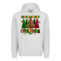 Dove Grey rocking around the christmas tree Premium Hoodie - AdoDesignShop