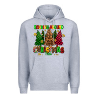Heather Grey rocking around the christmas tree Premium Hoodie - AdoDesignShop