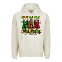 Oatmeal Heather rocking around the christmas tree Premium Hoodie - AdoDesignShop