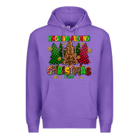Purple rocking around the christmas tree Premium Hoodie - AdoDesignShop