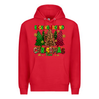 Red rocking around the christmas tree Premium Hoodie - AdoDesignShop