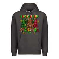 Smoke rocking around the christmas tree Premium Hoodie - AdoDesignShop