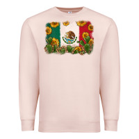 Pale Pink mexican flag Premium Sweatshirt - Zillion Design Studio