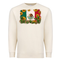Sandshell mexican flag Premium Sweatshirt - Zillion Design Studio