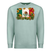 Seafoam mexican flag Premium Sweatshirt - Zillion Design Studio