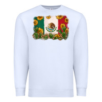 White mexican flag Premium Sweatshirt - Zillion Design Studio