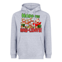 Heather Grey happ yee haw lidays Heavyweight Hoodie - MaliasSmallBusiness