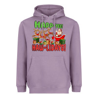 Lavender happ yee haw lidays Heavyweight Hoodie - MaliasSmallBusiness