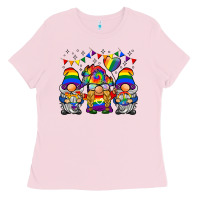 Bubblegum Pink lgbtq gnome Ladies Tee - BarkalooDesign