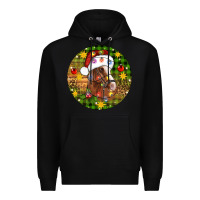 Black Christmas horse Premium Hoodie - Artiststas