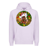 Lilac Christmas horse Premium Hoodie - Artiststas
