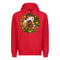 Red Christmas horse Premium Hoodie - Artiststas