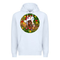 White Christmas horse Premium Hoodie - Artiststas