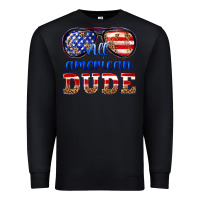 Black all american dude Premium Sweatshirt - texasbilliewilder
