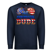 Navy all american dude Premium Sweatshirt - texasbilliewilder
