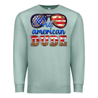 Seafoam all american dude Premium Sweatshirt - texasbilliewilder