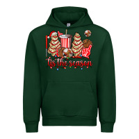 Forest Green tis the season christmas tree  cake baseball Urban Hoodie - AdoDesignShop
