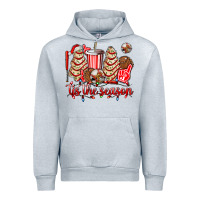 Heather Grey tis the season christmas tree  cake baseball Urban Hoodie - AdoDesignShop