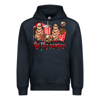 Navy tis the season christmas tree  cake baseball Urban Hoodie - AdoDesignShop