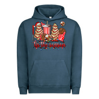 Pigment Midnight Navy tis the season christmas tree  cake baseball Urban Hoodie - AdoDesignShop