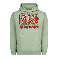 Pigment Oil Green tis the season christmas tree  cake baseball Urban Hoodie - AdoDesignShop