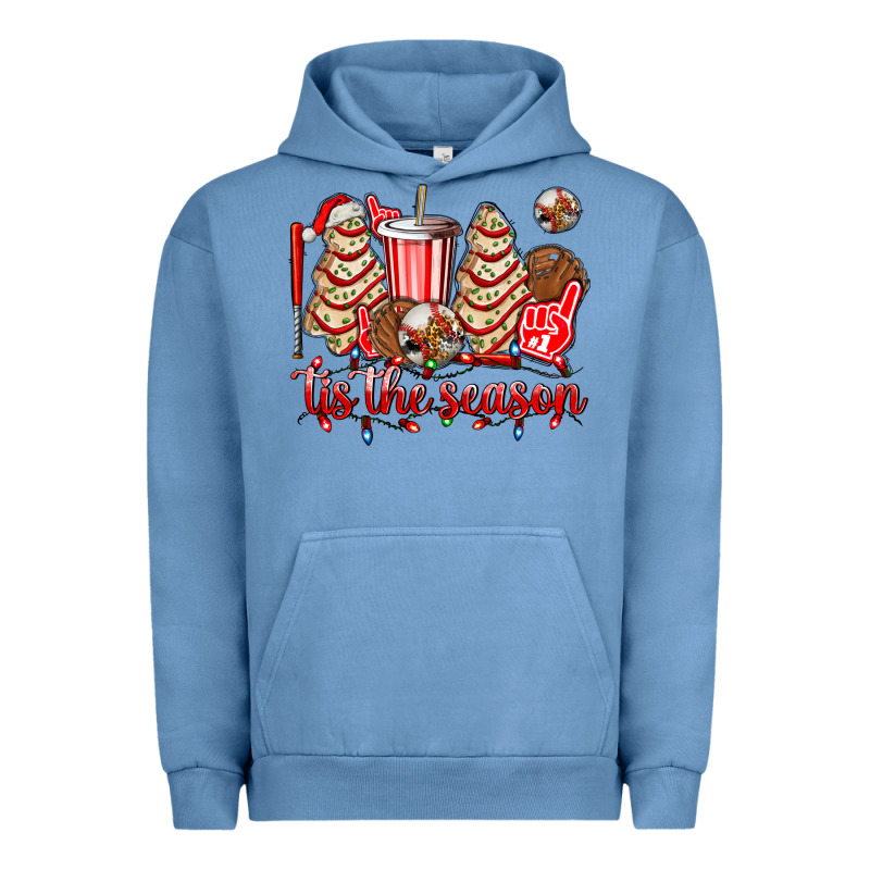 Tis The Season Christmas Tree  Cake Baseball Urban Hoodie by AdoDesignShop | Teevron