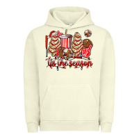 Pigment Pistachio tis the season christmas tree  cake baseball Urban Hoodie - AdoDesignShop
