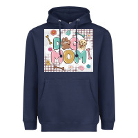 Navy dog mom Heavyweight Hoodie - MaliasSmallBusiness