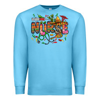 Ocean Blue cinco de mayo nurse Premium Sweatshirt - Zillion Design Studio
