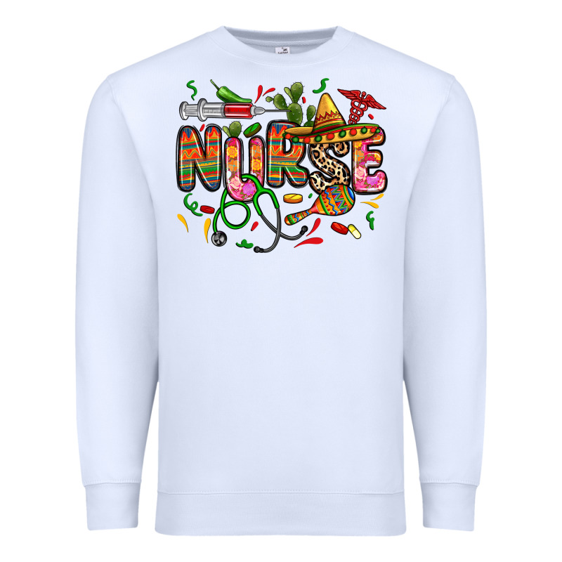 Cinco De Mayo Nurse Premium Sweatshirt by Zillion Design Studio | Teevron