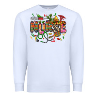 White cinco de mayo nurse Premium Sweatshirt - Zillion Design Studio